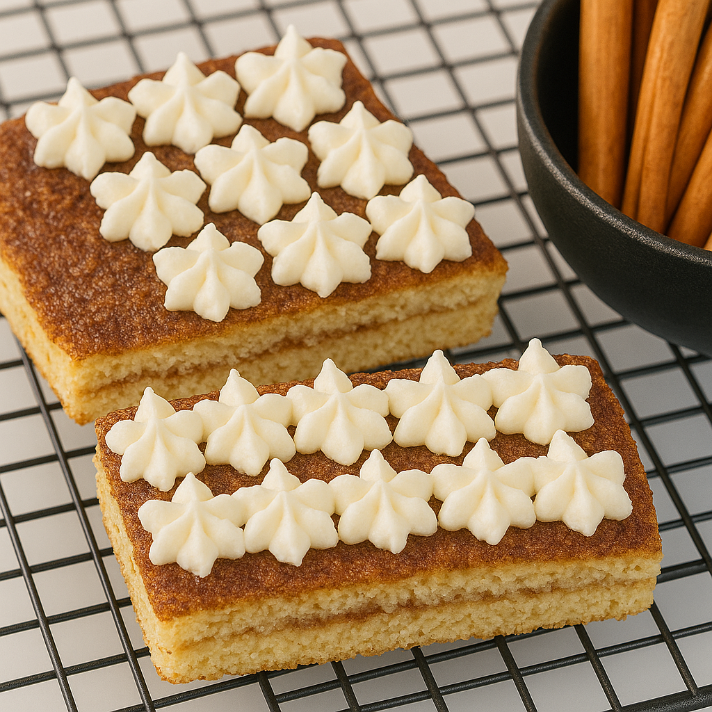 Cinnamon Roll Snacking Cake