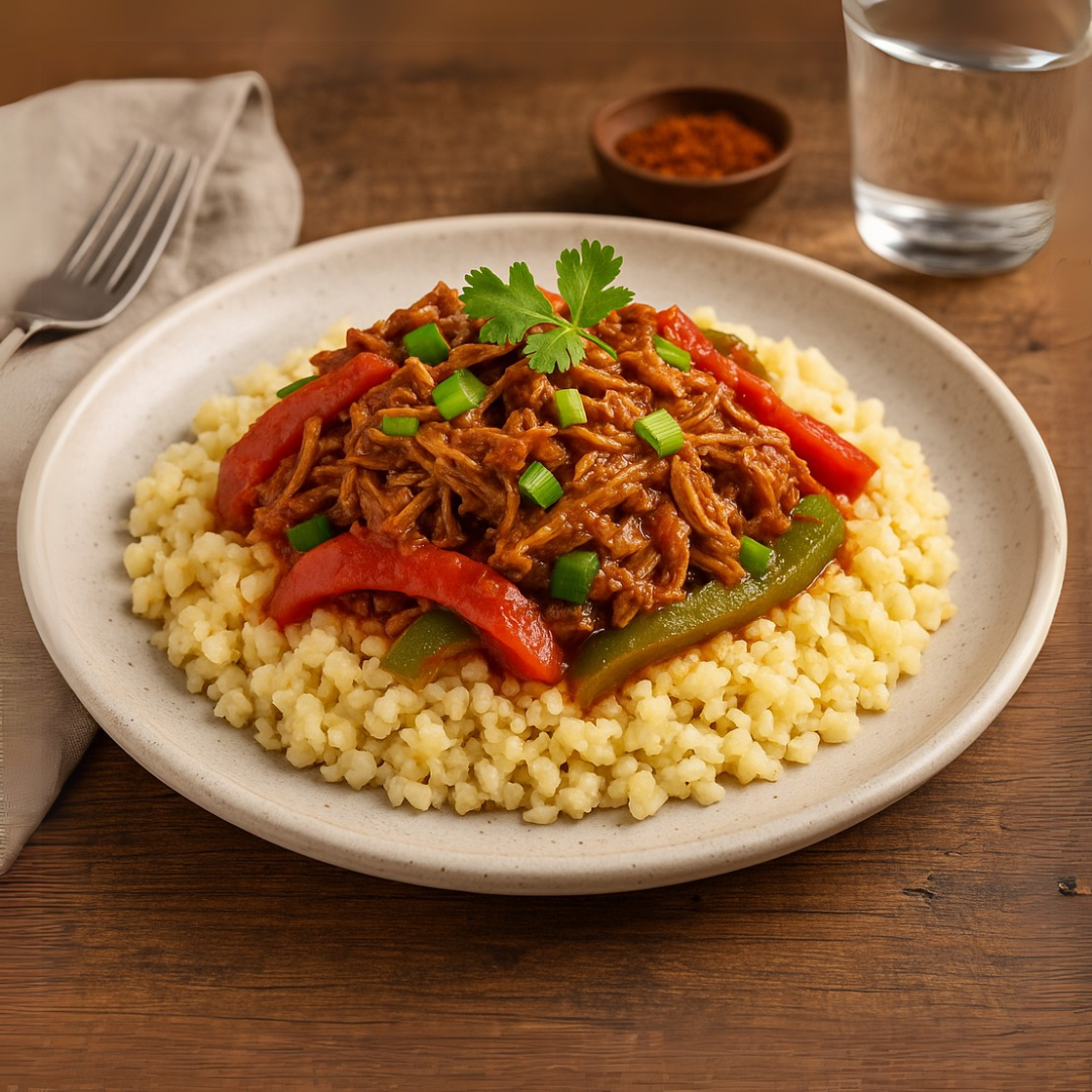 Cuban Pork with Cauliflower Rice