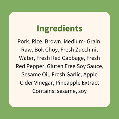 Filipino Pork Tocino With Vegetable Sautee & Brown Rice - ketolibriyum