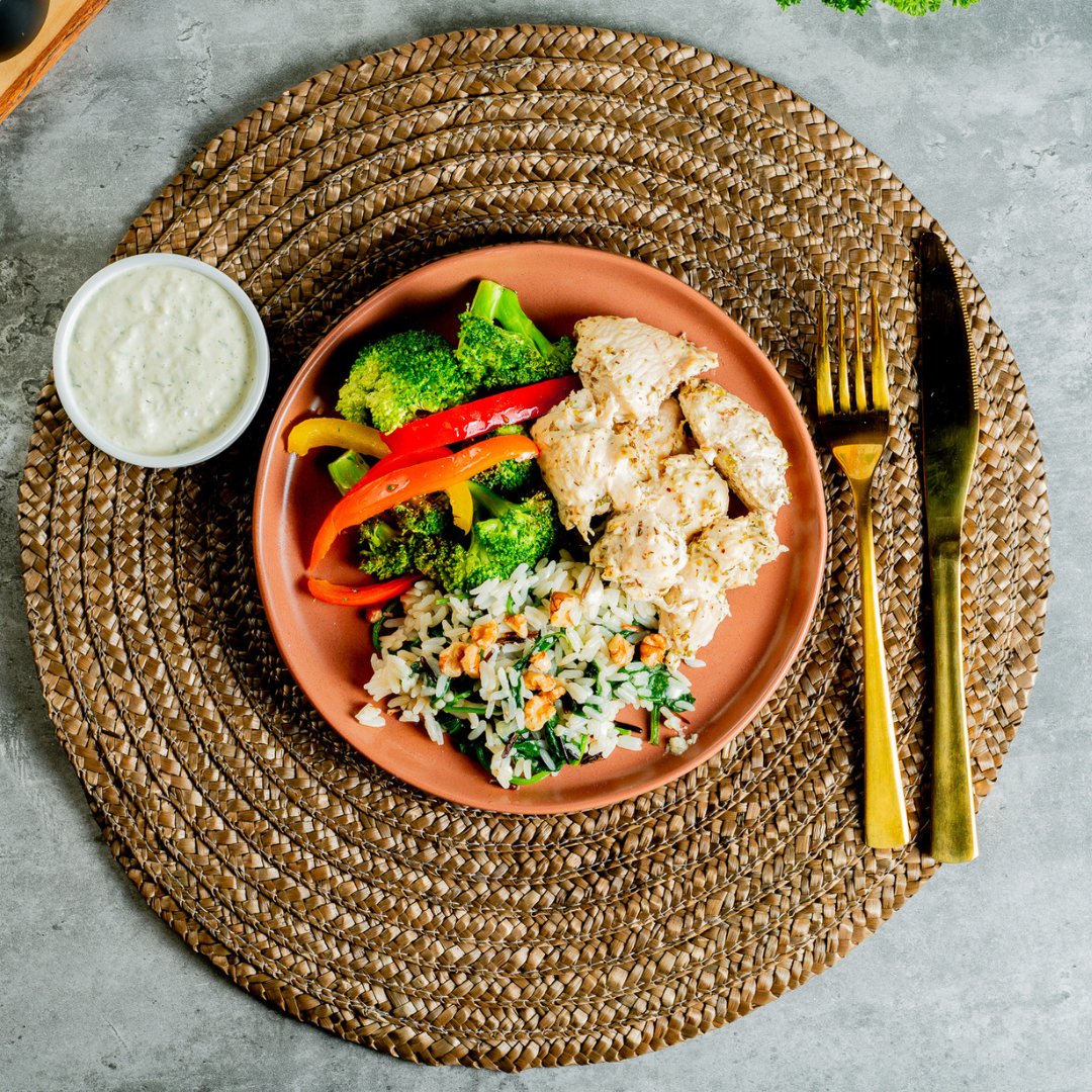 Greek Chicken with Spinach Feta & Wild Rice - ketolibriyum