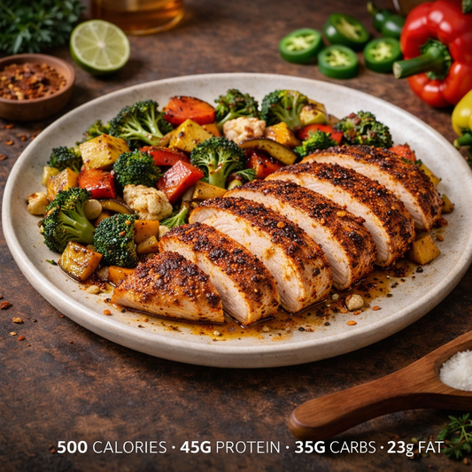 Southwest Chicken with Roasted Vegetables