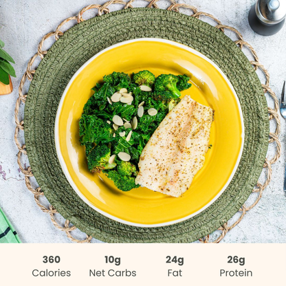 Italian Herb Basa with Roasted Broccoli - ketolibriyum