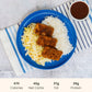 Japanese Katsu Tofu with Roasted Cabbage & Basmati Rice - ketolibriyum