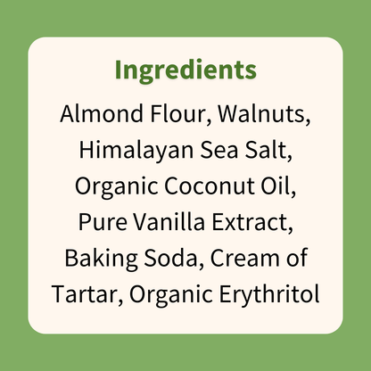 Konscious Kitchen : Keto Walnut Cookies 5 Pack - ketolibriyum