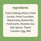 Lean : Iceberg & Salad with Buttermilk Herb Dressing - ketolibriyum