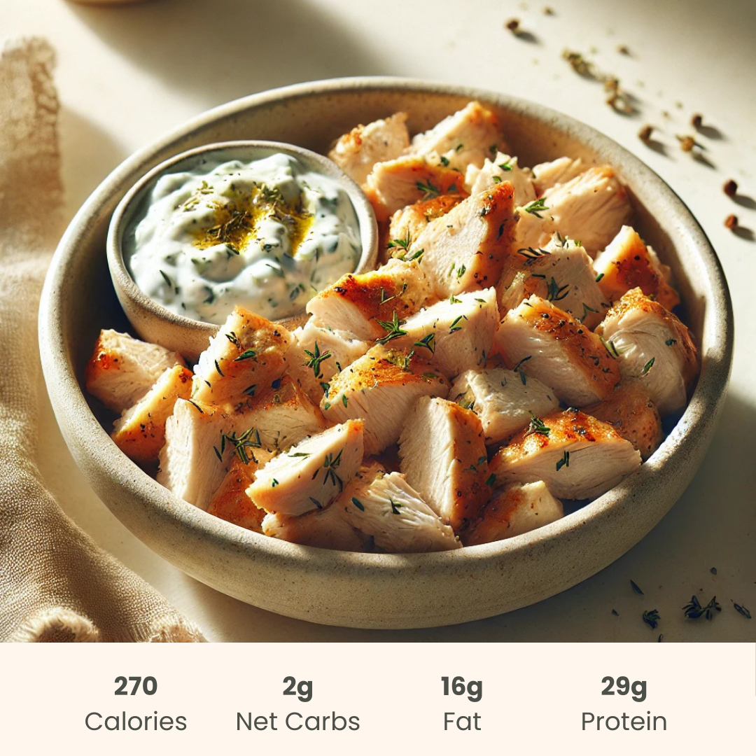 Protein : Greek Chicken with Tzatziki - Bulk Serving