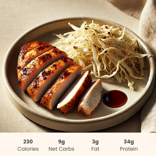 Lean : BBQ Chicken Breast with Roasted Cabbage