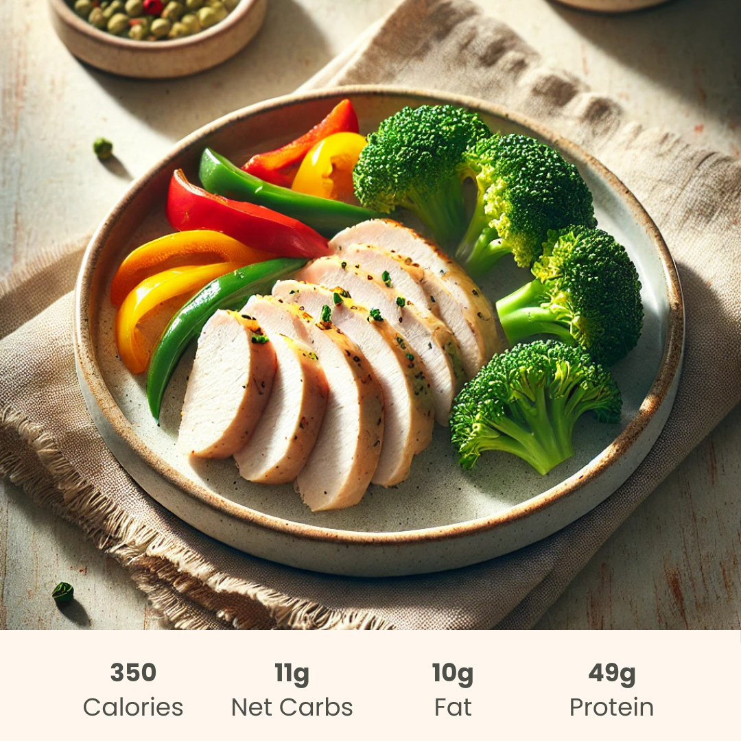 Lean : Greek Chicken Breast with Vegetable Medley