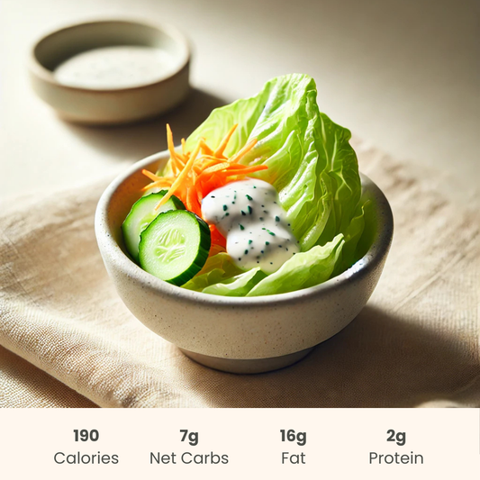 Lean : Iceberg & Salad with Buttermilk Herb Dressing