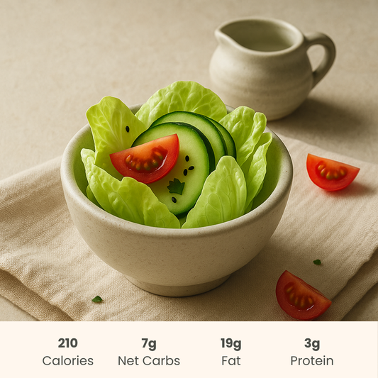 Lean : Mediterranean Salad with Greek Dressing