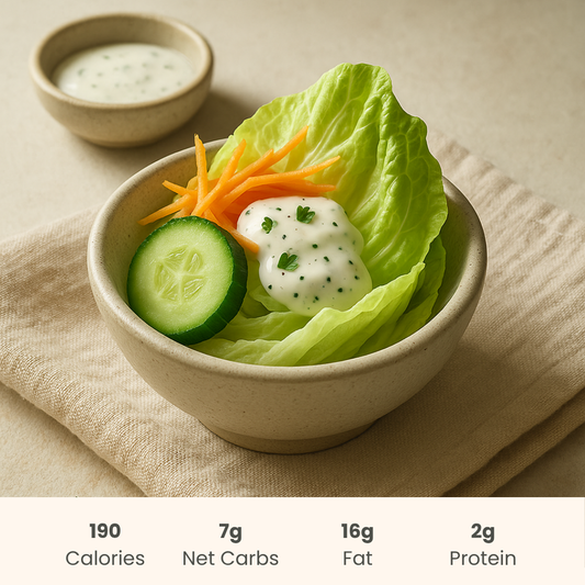 Lean : Iceberg & Salad with Buttermilk Herb Dressing