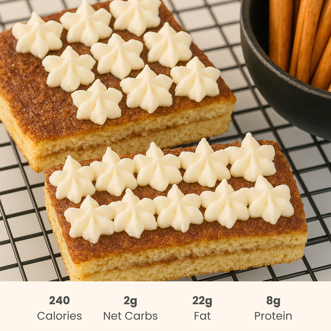 Cinnamon Roll Snacking Cake