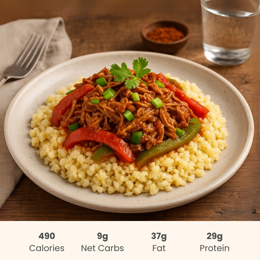 Cuban Pork with Cauliflower Rice