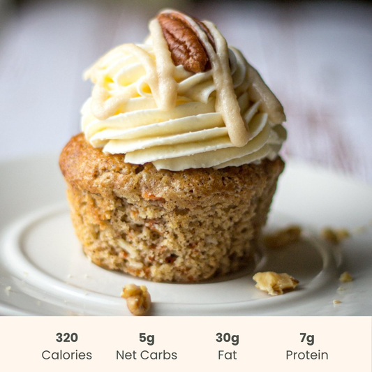 Cupcake : Carrot with Cream Cheese Frosting (2 Pack)