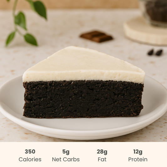 Cake Slice : Keto Chocolate  | Konscious Kitchen