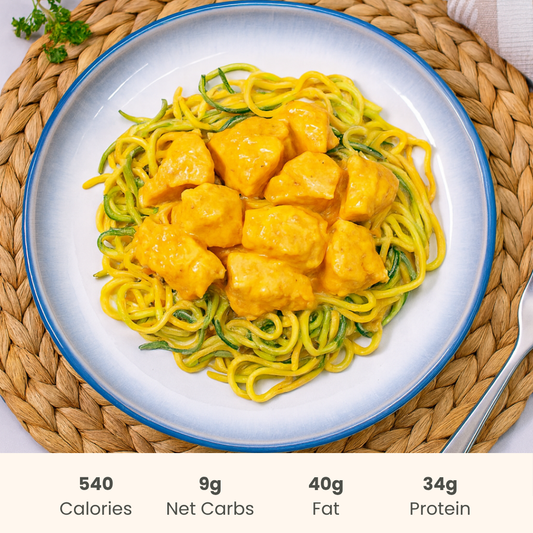 Bang Bang Chicken on Zucchini Noodles