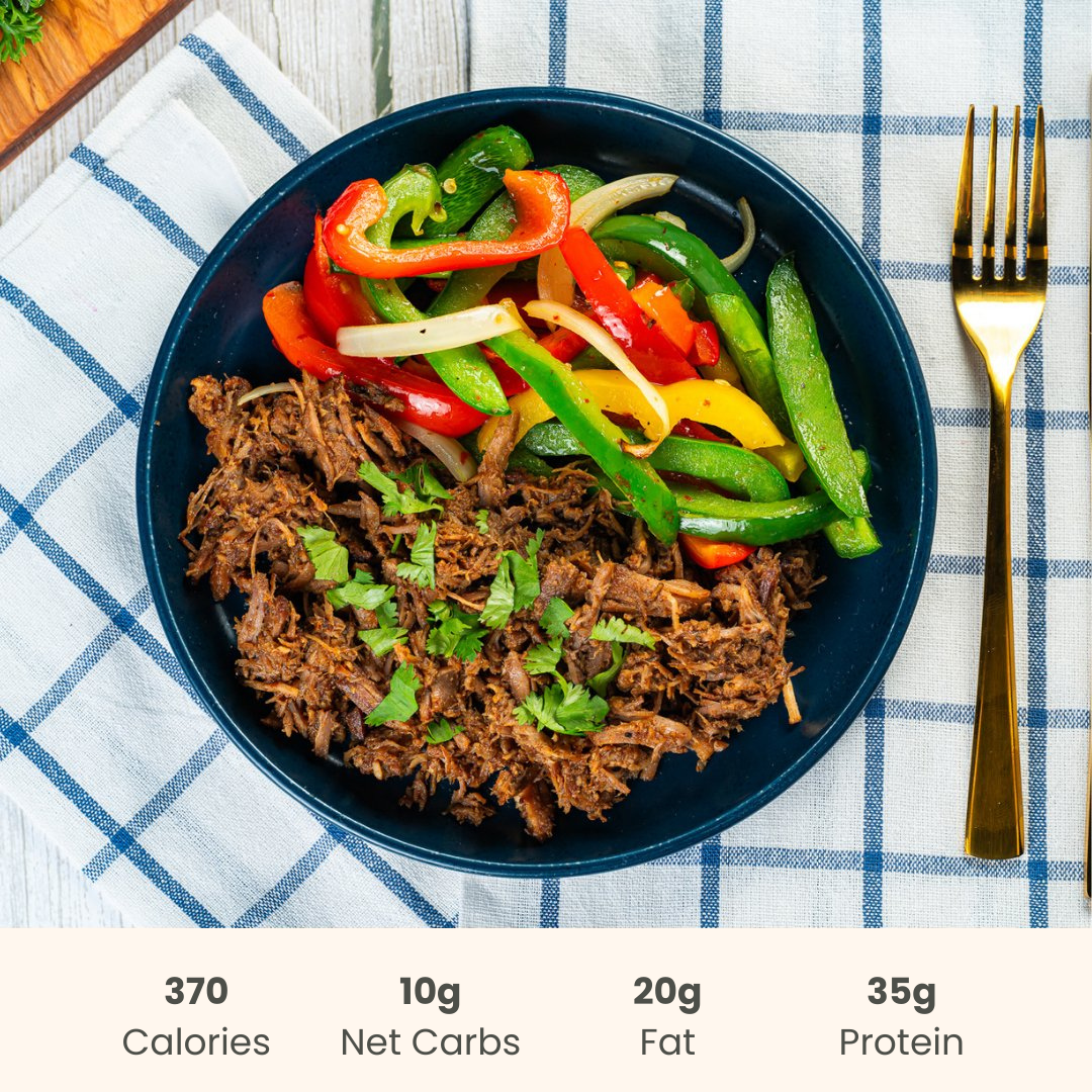 Pork Carnitas With Fajita Vegetable