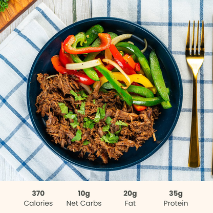 Pork Carnitas With Fajita Vegetable