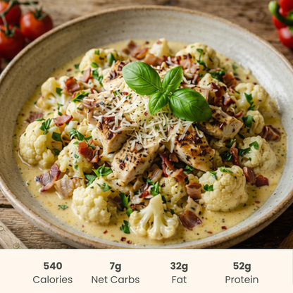 Keto Chicken Carbonara
