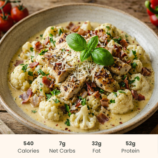 Keto Chicken Carbonara