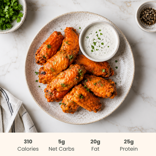 Buffalo Wings with Ranch Dipping Sauce