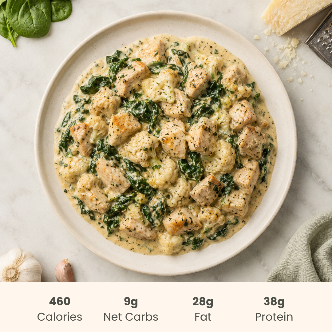 Asiago Spinach Chicken