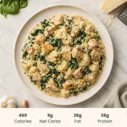 Asiago Spinach Chicken
