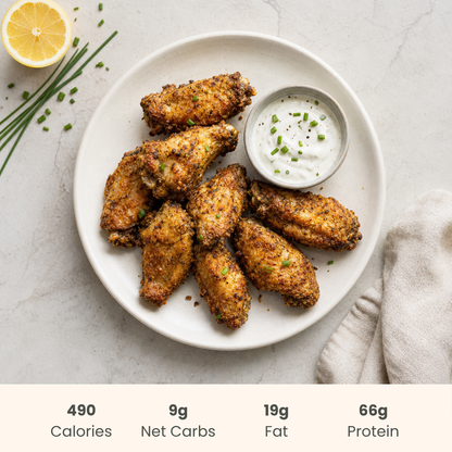 Crispy Sour Cream and Onion Wings