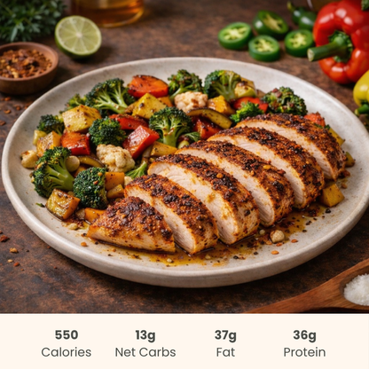 Southwest Chicken with Roasted Vegetables