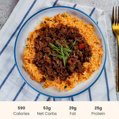 Korean Bulgogi Bolognese & Basmati Fried Rice
