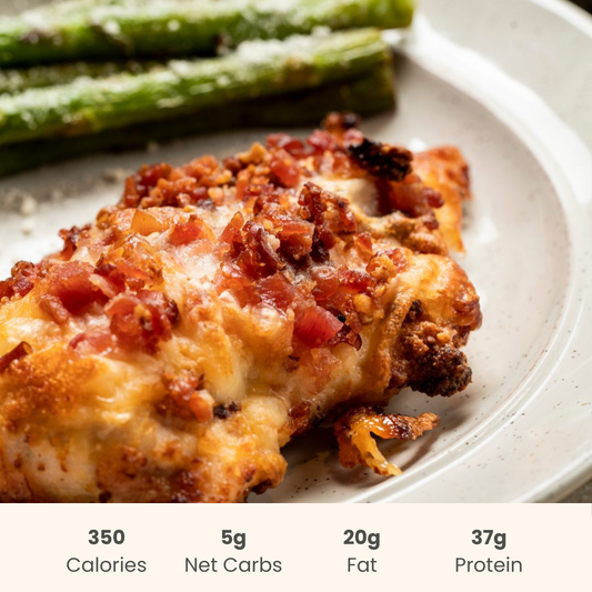 Bacon Ranch Chicken with Roasted Asparagus