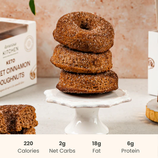 Konscious Kitchen : Keto Sweet Cinnamon Doughnuts 4 Pack