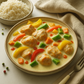 Chicken A La King on Jasmine Rice