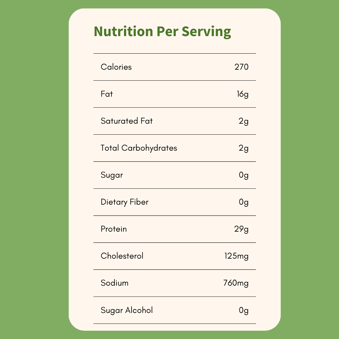 Protein : Greek Chicken with Tzatziki - Bulk Serving