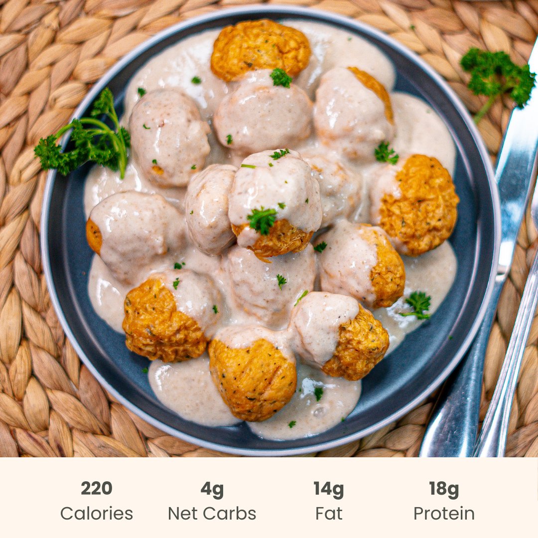 Protein : Stroganoff Chicken Meatballs - 4 Servings - ketolibriyum