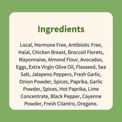 Santa Fe Chicken with Avocado Aioli & Roasted Broccoli - ketolibriyum