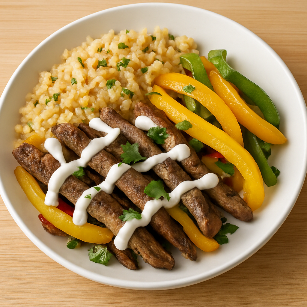 Keto Steak Fajita Bowl