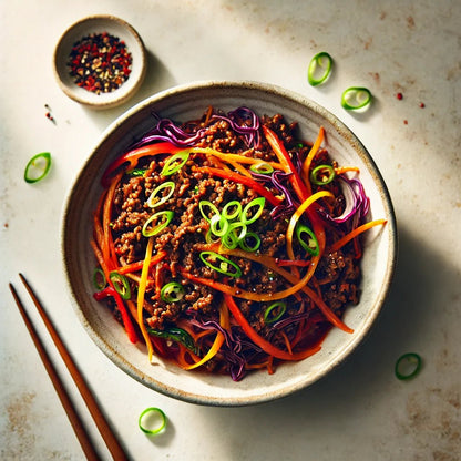 Sticky Korean Beef with Cabbage - ketolibriyum