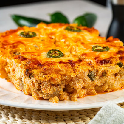 Buffalo Chicken Jalapeno Casserole - 4 Servings - ketolibriyum