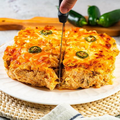Buffalo Chicken Jalapeno Casserole - 4 Servings - ketolibriyum
