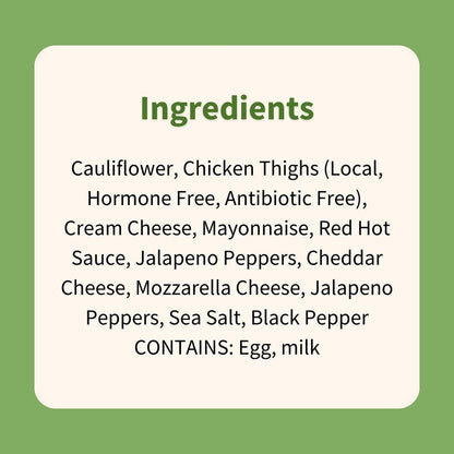 Buffalo Chicken Jalapeno Casserole - 4 Servings - ketolibriyum
