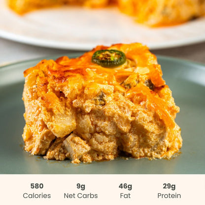 Buffalo Chicken Jalapeno Casserole - ketolibriyum