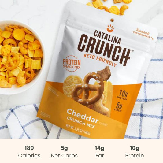 Catalina Crunch : Cheddar Crunch Mix - ketolibriyum