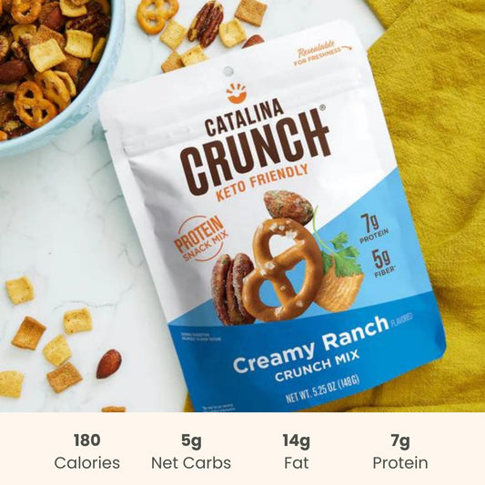 Catalina Crunch : Creamy Ranch Crunch Mix - ketolibriyum