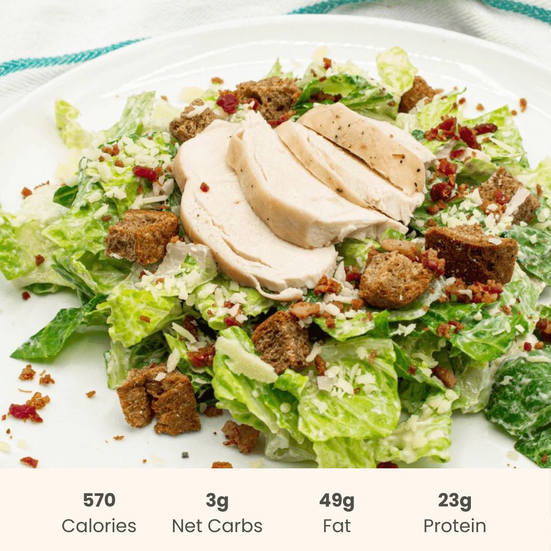 Chicken Caesar Salad - ketolibriyum