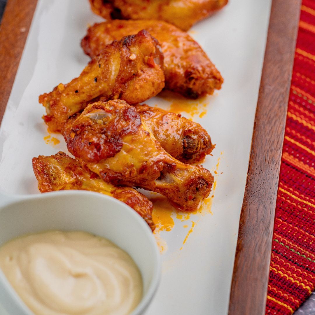 Keto Chicken Wings with Sesame Dipping Sauce - 3g Net Carb | 34g Protein | 490 Calories - ketolibriyum
