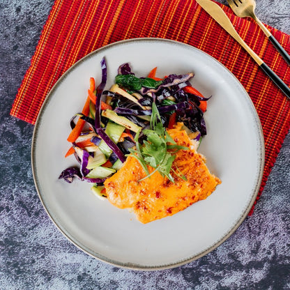 Korean Roasted Basa With Sesame Garlic Bok Choy - ketolibriyum