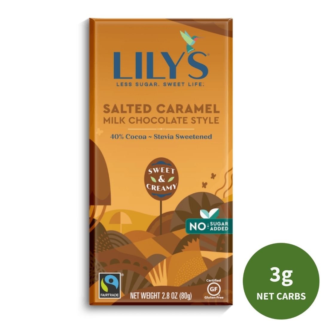 Lily's Milk Chocolate Bar : Salted Caramel - ketolibriyum