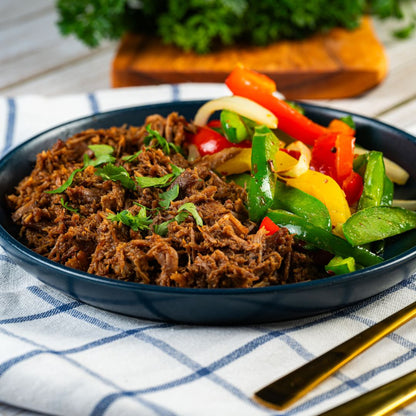 Pork Carnitas With Fajita Vegetable - ketolibriyum