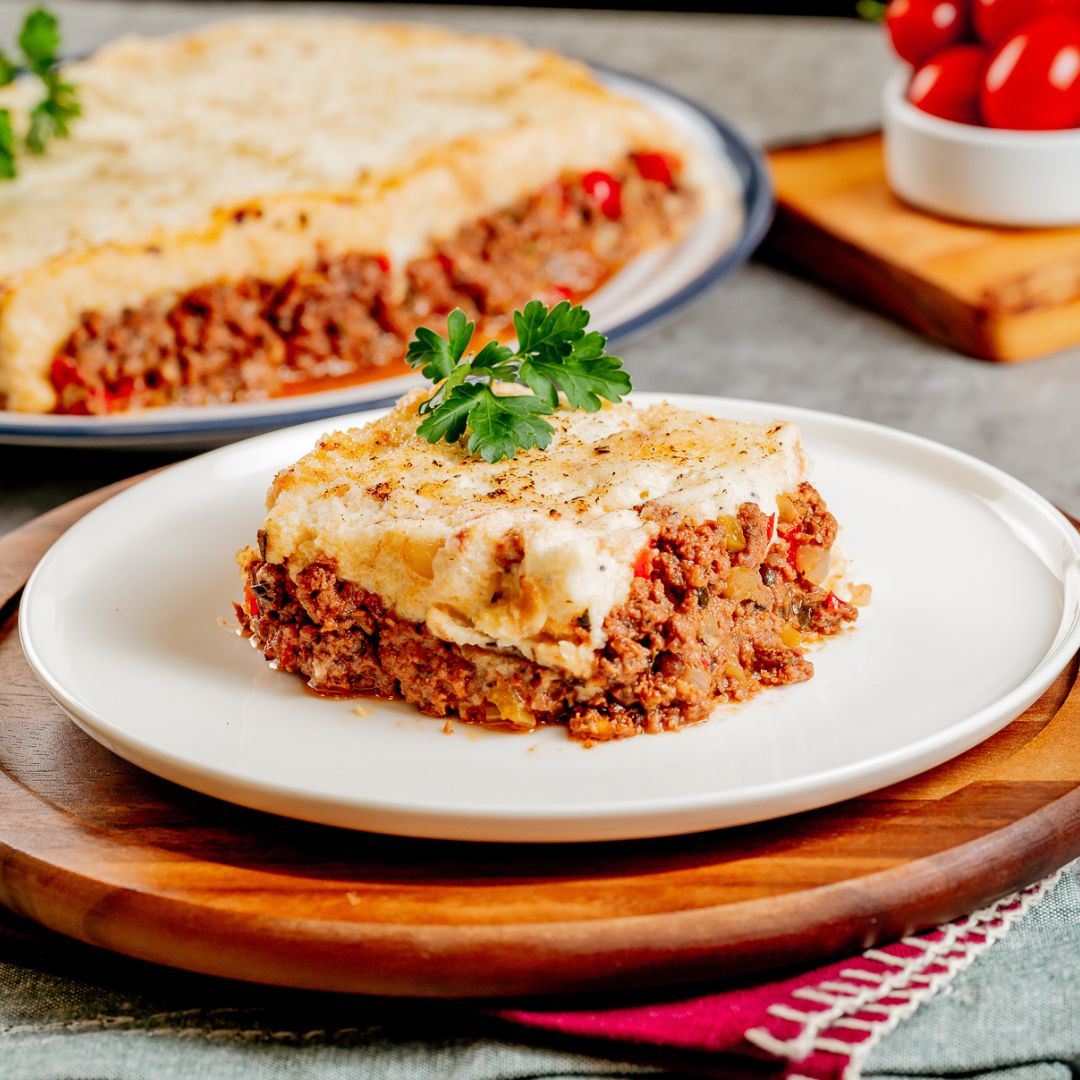 Shepherd's Pie with Cheesy Cauliflower Mash - ketolibriyum